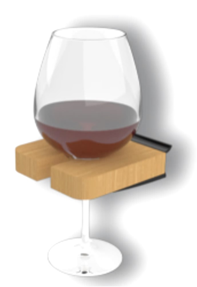 Support verre à pied